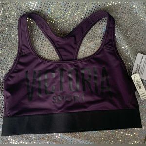 Plum Victoria’s Secret Sports Bra THE PLAYER Brand New with Tags